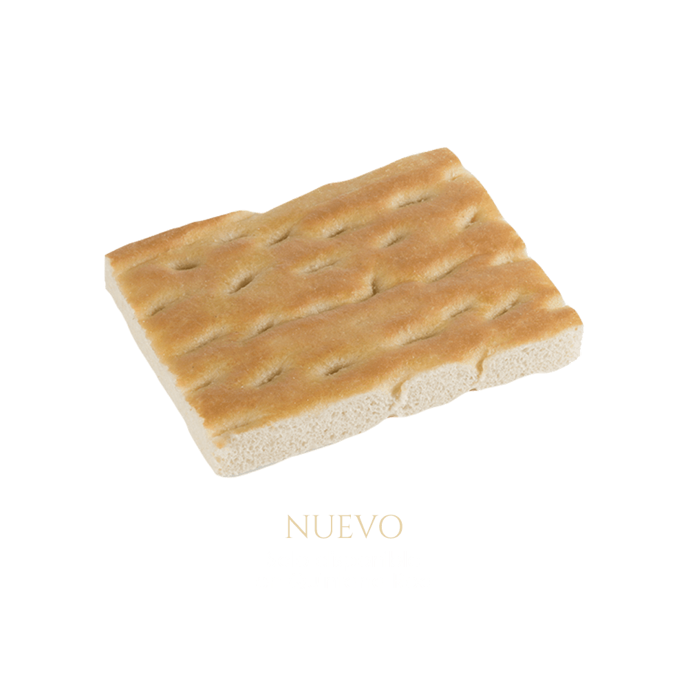 Focaccia ligure con aceite de oliva extra virgen